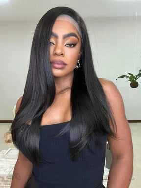 Lace Front Sonia Tela HD Castanho Escuro Repartição Livre 13x6  14 Avaliações