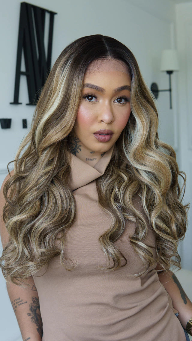 Lace Front Amanda Mechada Loira 13x4