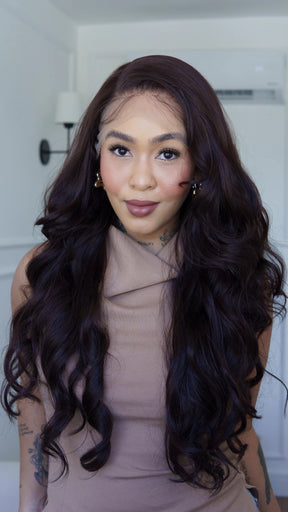 Lace Front Elana Castanho Natural 13x6