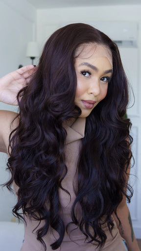 Lace Front Elana Castanho Natural 13x6