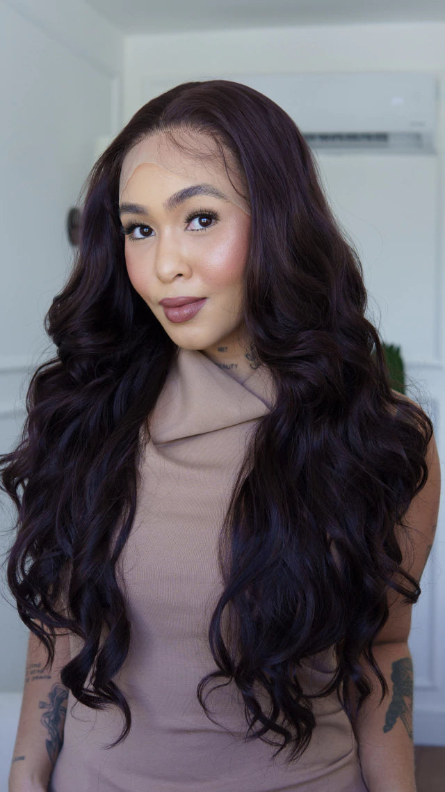 Lace Front Elana Castanho Natural 13x6