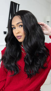 Lace Front Dávila Castanho Escuro