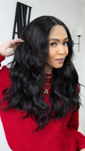 Lace Front Dávila Castanho Escuro