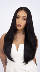 Lace Front Roberta Longa Castanho Escuro 13x6