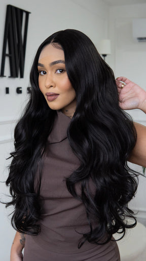 Lace Front Lorrana Castanho Escuro