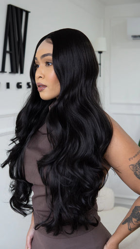 Lace Front Lorrana Castanho Escuro