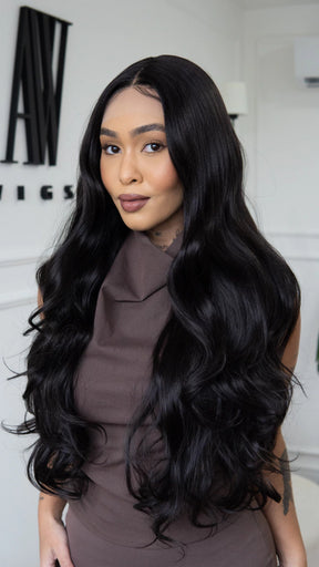 Lace Front Lorrana Castanho Escuro