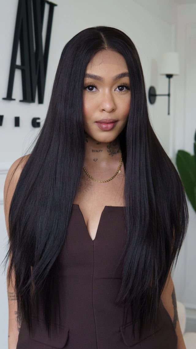 Lace Front Marcele Castanho Escuro 13x4