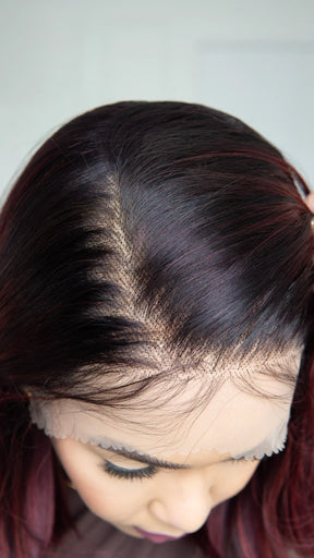 Lace Front Rita Ruiva Mechada 13x6