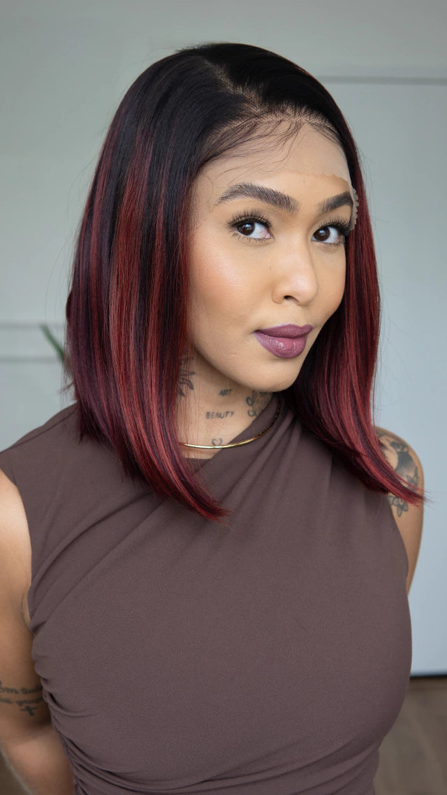 Lace Front Rita Ruiva Mechada 13x6