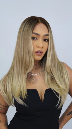 Lace Front Roberta Média Loira 13x6