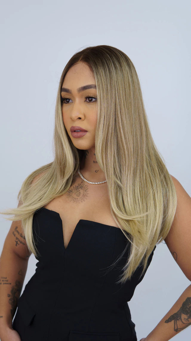 Lace Front Roberta Média Loira 13x6