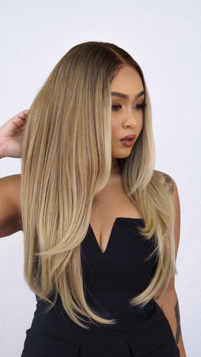 Lace Front Roberta Longa Loira 13x6