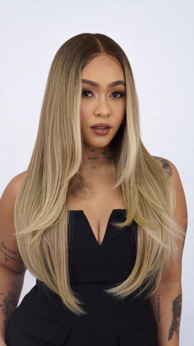 Lace Front Roberta Longa Loira 13x6