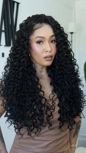 Lace Front Soraya Castanho Escuro 13x4