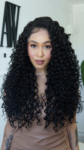 Lace Front Soraya Castanho Escuro 13x4