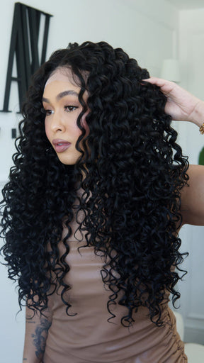 Lace Front Soraya Castanho Escuro 13x4