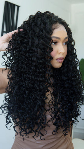 Lace Front Soraya Castanho Escuro 13x4