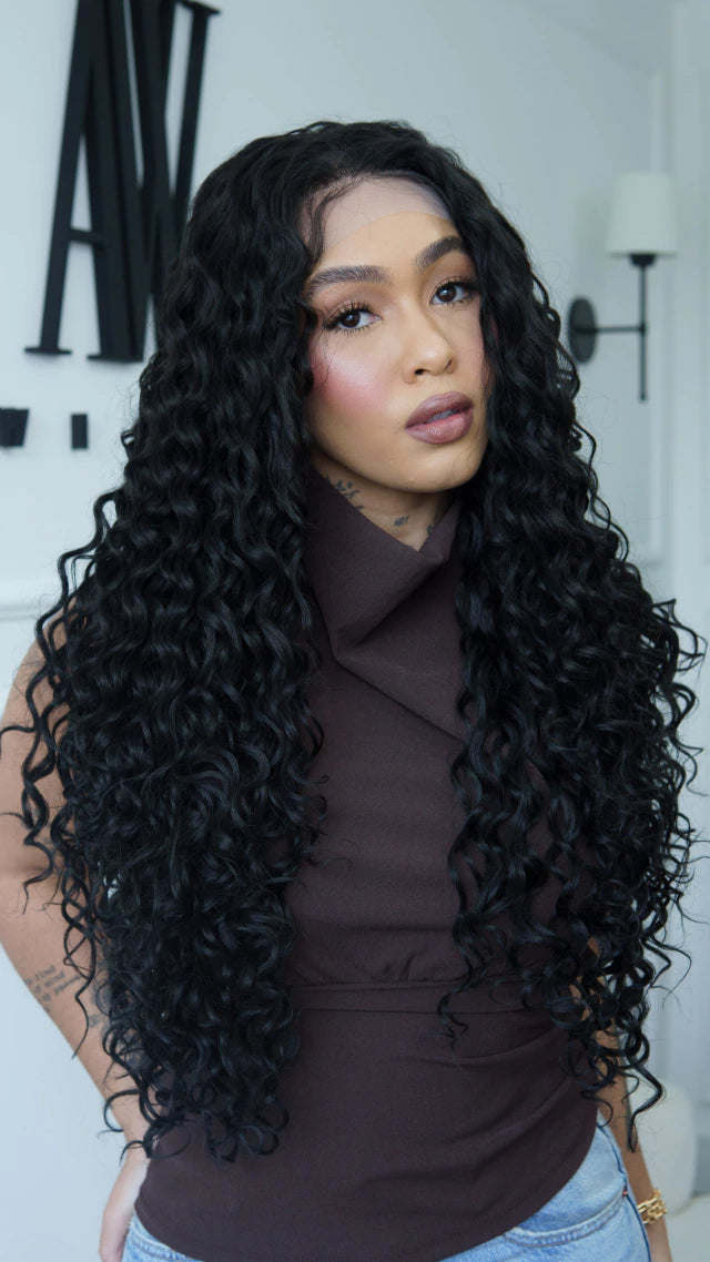 Lace Front Tamara Castanho Escuro 13x4